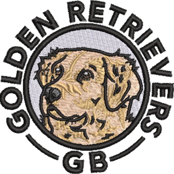 Golden Retrievers embroidery Thumbnail