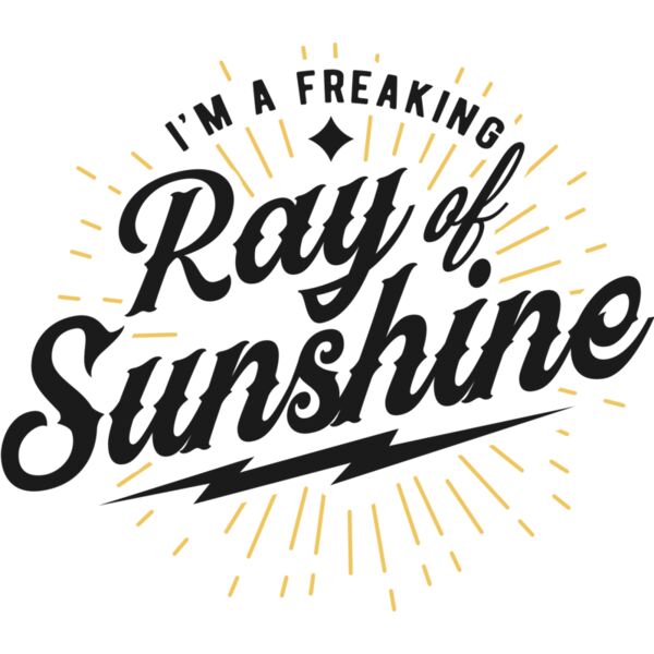 Im a freaking ray of sunshine SVG Thumbnail