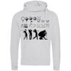 Cross neck hoodie Thumbnail
