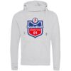 Cross neck hoodie Thumbnail